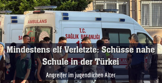 Schüsse bei türkischer Schule