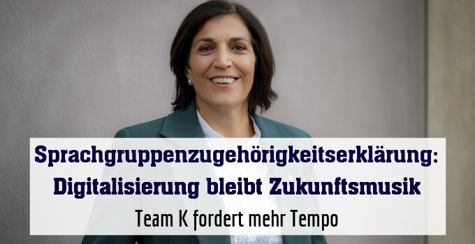 Team K fordert mehr Tempo