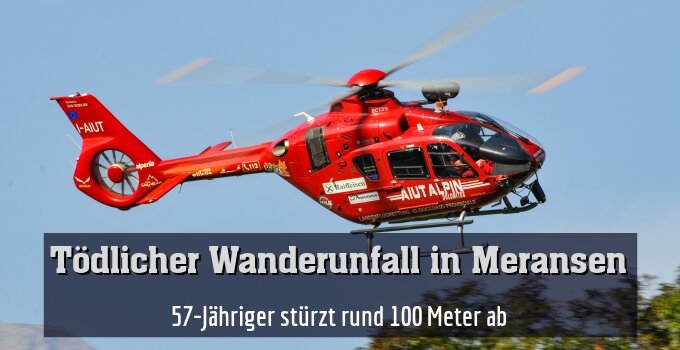 57-Jähriger stürzt rund 100 Meter ab