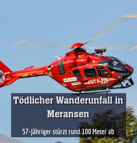 57-Jähriger stürzt rund 100 Meter ab