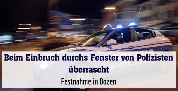 Festnahme in Bozen