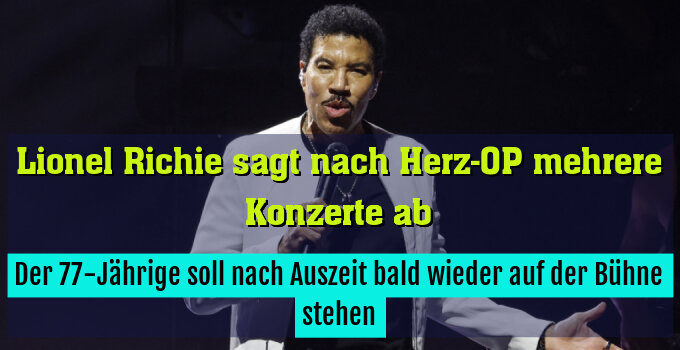 Der 77-Jährige soll nach Auszeit bald wieder auf der Bühne stehen
