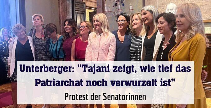 Protest der Senatorinnen