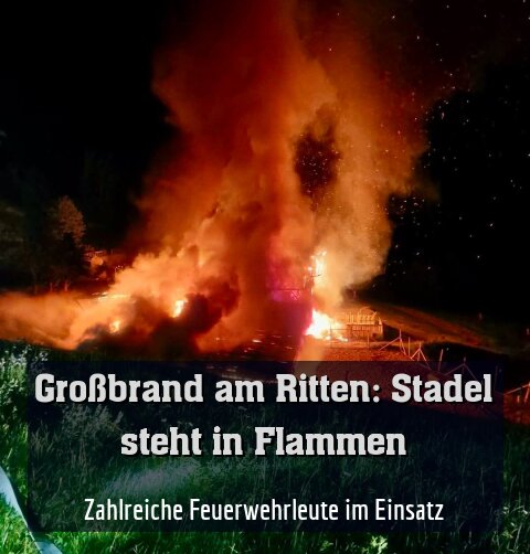 Zahlreiche Feuerwehrleute im Einsatz