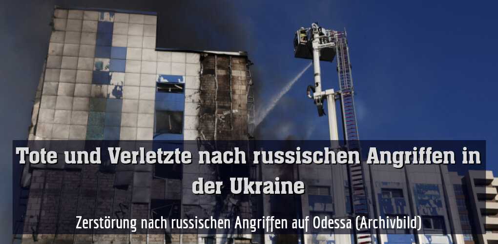 Zerstörung nach russischen Angriffen auf Odessa (Archivbild)