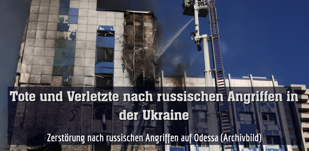 Zerstörung nach russischen Angriffen auf Odessa (Archivbild)
