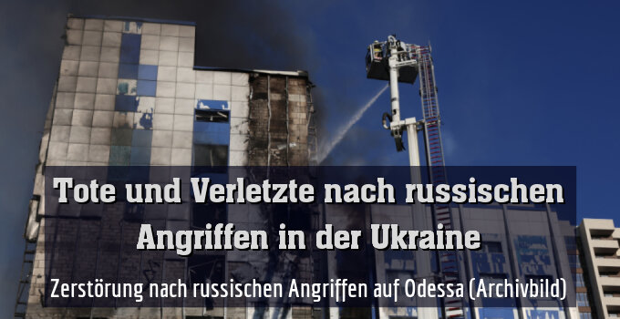 Zerstörung nach russischen Angriffen auf Odessa (Archivbild)