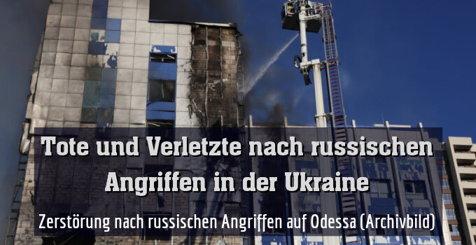 Zerstörung nach russischen Angriffen auf Odessa (Archivbild)