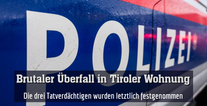 Die drei Tatverdächtigen wurden letztlich festgenommen