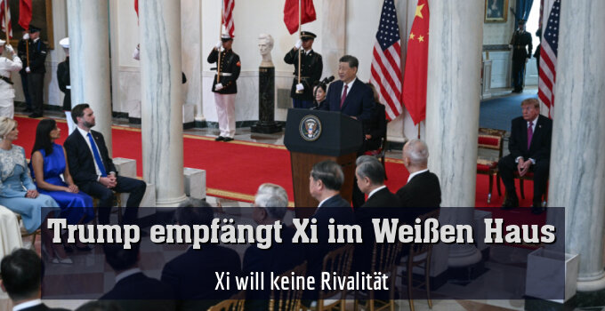 Xi will keine Rivalität
