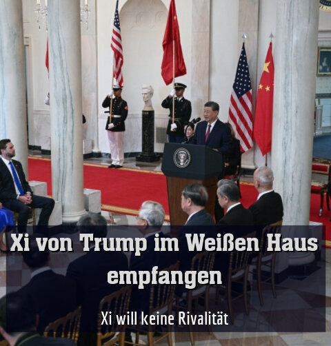 Xi will keine Rivalität
