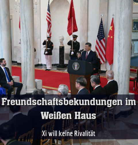 Xi will keine Rivalität