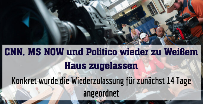 Konkret wurde die Wiederzulassung für zunächst 14 Tage angeordnet