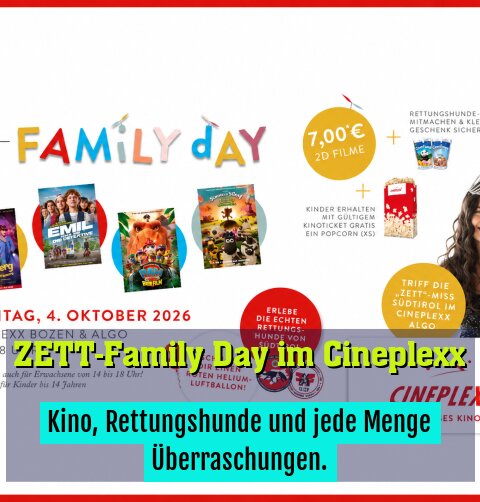 Kino, Rettungshunde und jede Menge Überraschungen.