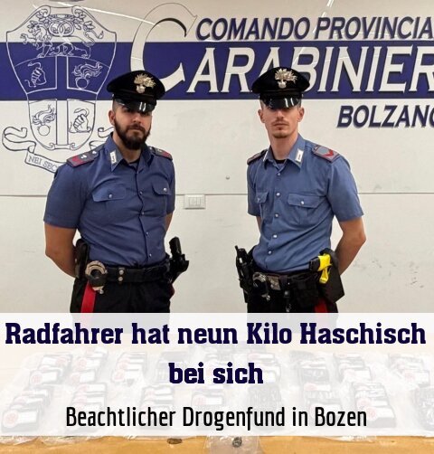 Beachtlicher Drogenfund in Bozen