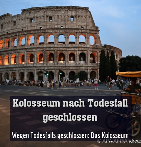 Wegen Todesfalls geschlossen: Das Kolosseum