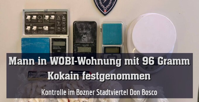 Kontrolle im Bozner Stadtviertel Don Bosco