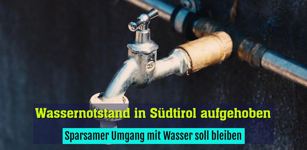 Sparsamer Umgang mit Wasser soll bleiben