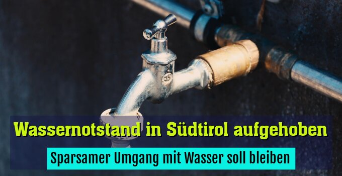 Sparsamer Umgang mit Wasser soll bleiben