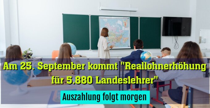 Auszahlung folgt morgen