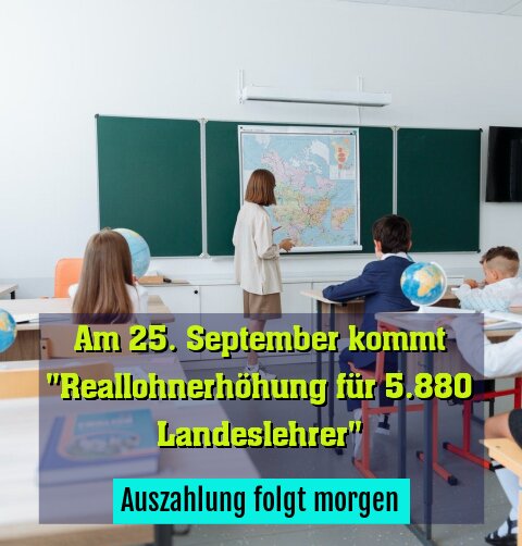 Auszahlung folgt morgen