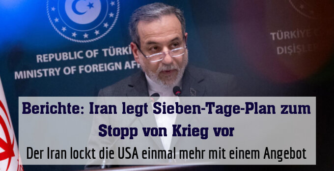 Der Iran lockt die USA einmal mehr mit einem Angebot