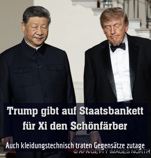 Auch kleidungstechnisch traten Gegensätze zutage