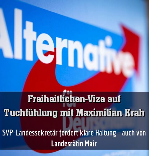 SVP-Landessekretär fordert klare Haltung - auch von Landesrätin Ulli Mair