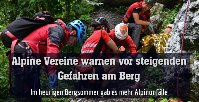 Im heurigen Bergsommer gab es mehr Alpinunfälle
