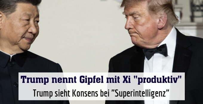 Trump sieht Konsens bei "Superintelligenz"