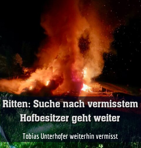 Tobias Unterhofer weiterhin vermisst