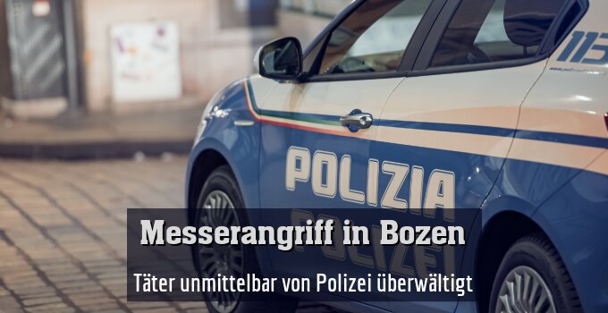 Täter unmittelbar von Polizei überwältigt