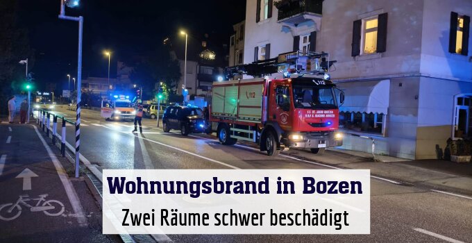 Zwei Räume schwer beschädigt