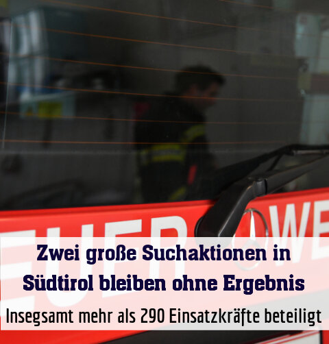 Insegsamt mehr als 290 Einsatzkräfte beteiligt