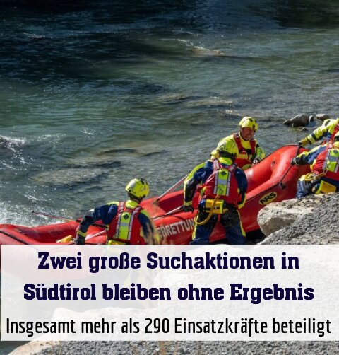 Insgesamt mehr als 290 Einsatzkräfte beteiligt