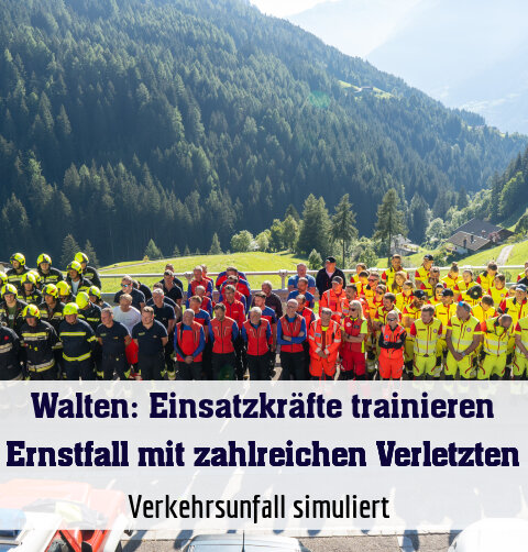 Verkehrsunfall simuliert 