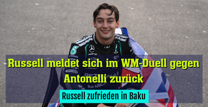 Russell zufrieden in Baku