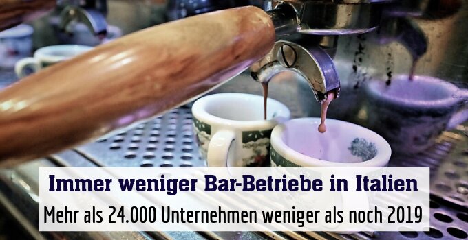 Mehr als 24.000 Unternehmen weniger als noch 2019