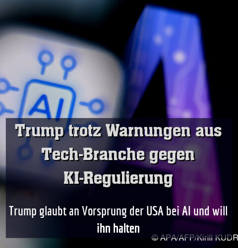 Trump glaubt an Vorsprung der USA bei AI und will ihn halten