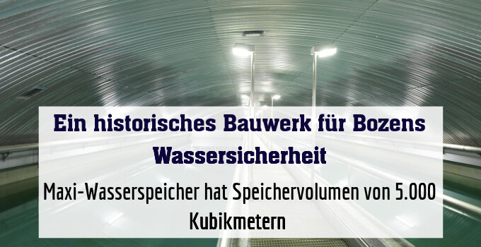 Maxi-Wasserspeicher hat Speichervolumen von 5.000 Kubikmetern 
