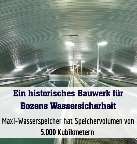 Maxi-Wasserspeicher hat Speichervolumen von 5.000 Kubikmetern 