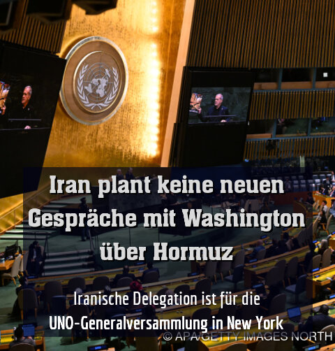 Iranische Delegation ist für die UNO-Generalversammlung in New York