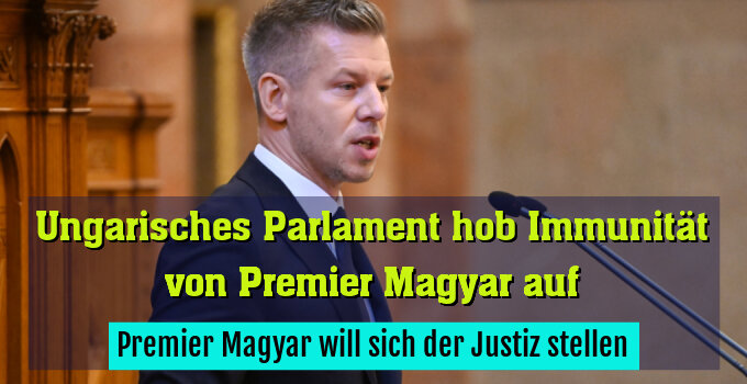 Premier Magyar will sich der Justiz stellen (Archivbild)