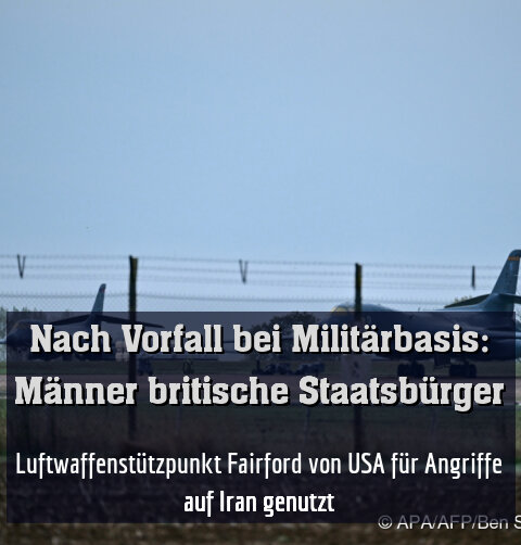Luftwaffenstützpunkt Fairford von USA für Angriffe auf Iran genutzt