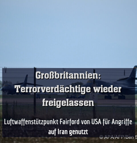 Luftwaffenstützpunkt Fairford von USA für Angriffe auf Iran genutzt