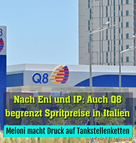 Meloni macht Druck auf Tankstellenketten