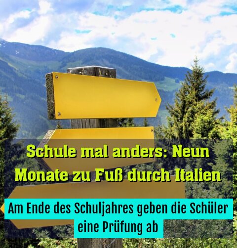 Am Ende des Schuljahres geben die Schüler eine Prüfung ab