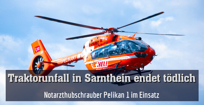 Notarzthubschrauber Pelikan 1 im Einsatz