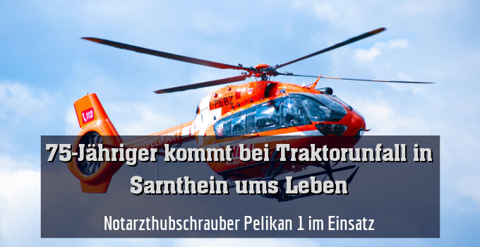 Notarzthubschrauber Pelikan 1 im Einsatz