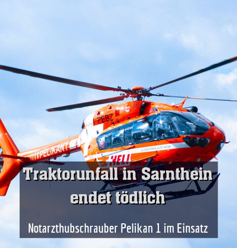 Notarzthubschrauber Pelikan 1 im Einsatz